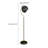 Lumina Black Woven Boho Floor Lamp