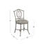 Tabouret de coiffeuse en acier Lonan-388508464