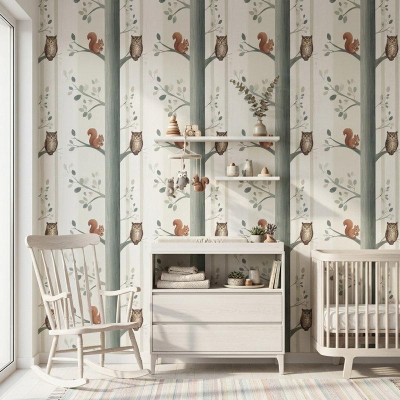 Papier peint Woodland, Peel and Stick