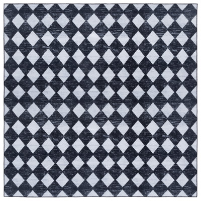 Tapis noir / ivoire Sant Clara 357