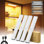 LEPOTEC 10Inch 24 LED 3Colors Wireless Rechargeable Motion Sensor Cabinet Light for Kitchen, Closet, Stairs