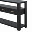 Table console moderne pour salon avec 4 tiroirs et 2 tablettes-108747858