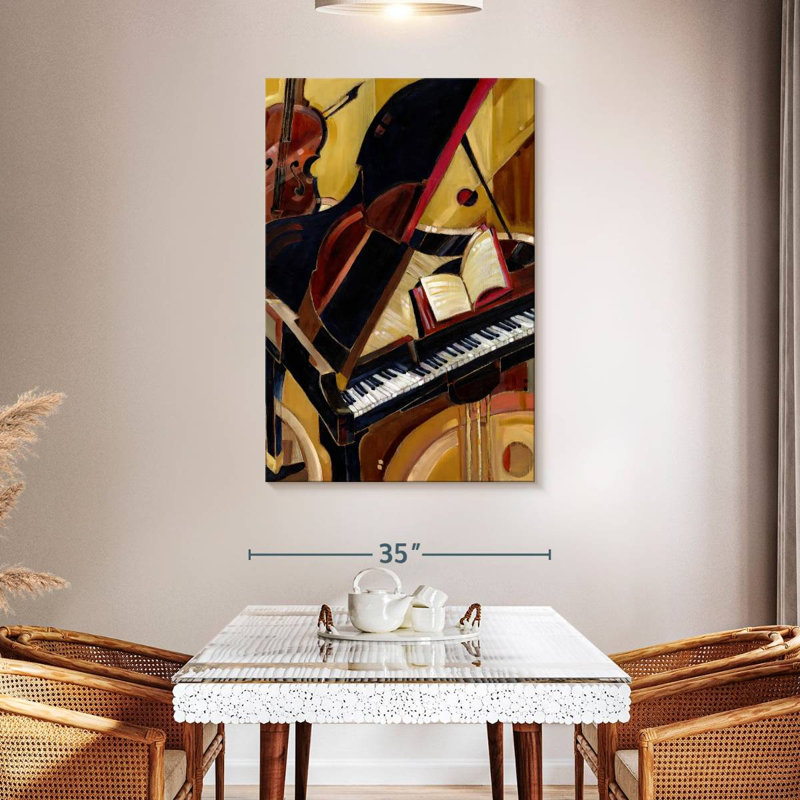 Abarca, piano abstrait II, H 48 po x l 32 po