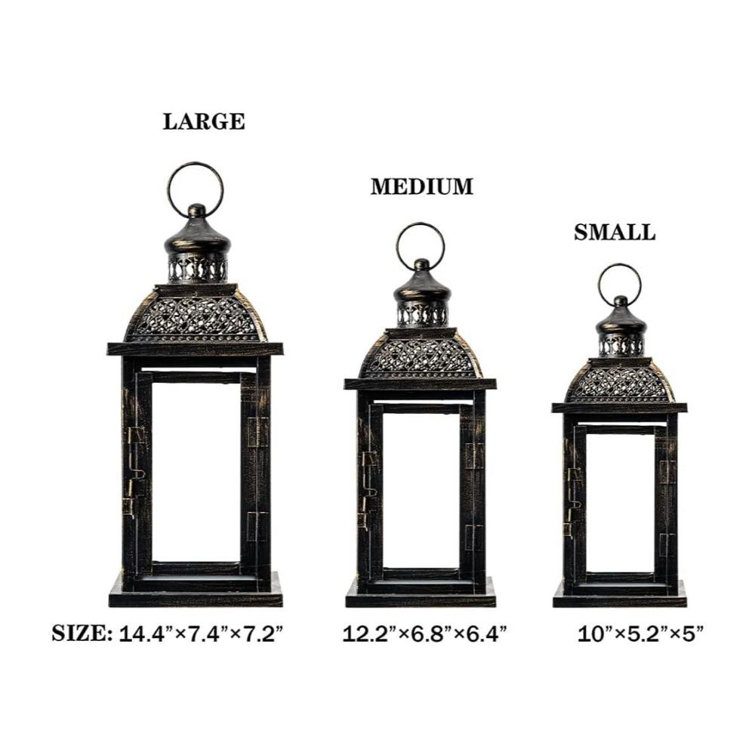 X－MAX FURNITURE 4.4'' Battery Powered Outdoor Lantern