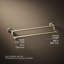 Margaux® Double 24" Wall Mounted Towel Bar-2146577003