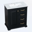 Meuble-lavabo avec lavabo et trois tiroirs-108295400
