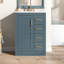 Meuble-lavabo 24 po avec lavabo intégré en céramique, meuble-lavabo à une porte, 3 tiroirs et meuble-lavabo simple pour petite et moyenne salle de bain-929876809