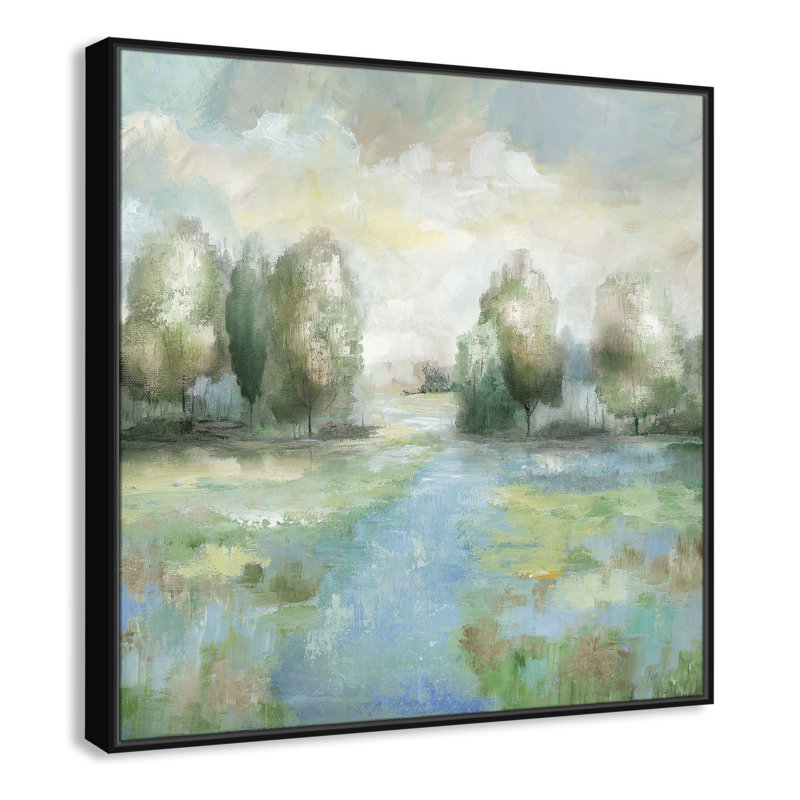 Into the Woods - Square Version Print par Nan, H 37,5 po x l 37,5 po, Noir