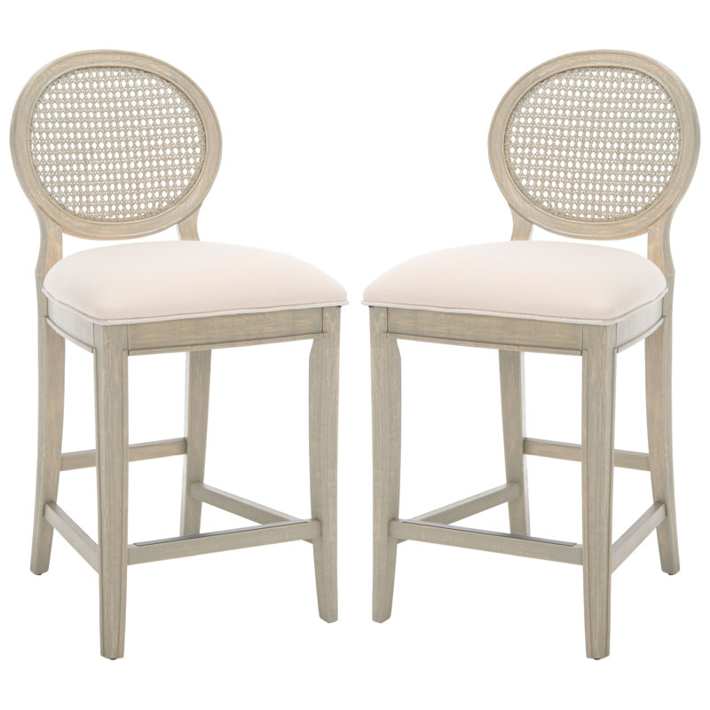 Karlee Counter & Bar Stool, Counter Stool (27" Seat Height), Rustic Gray