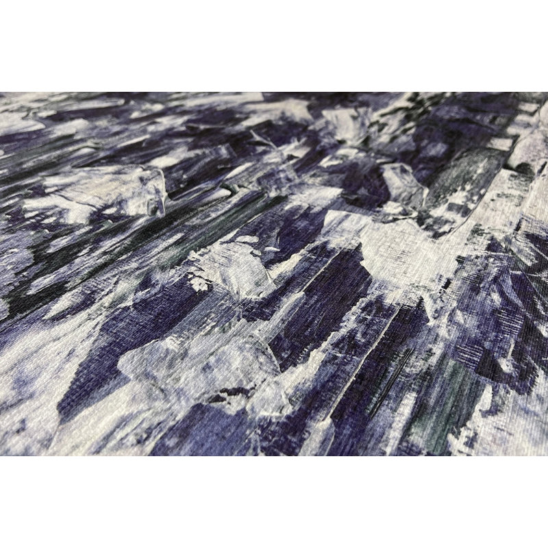 Estefanie Washable Abstract Indoor Rug, Rectangle 6' x 9'