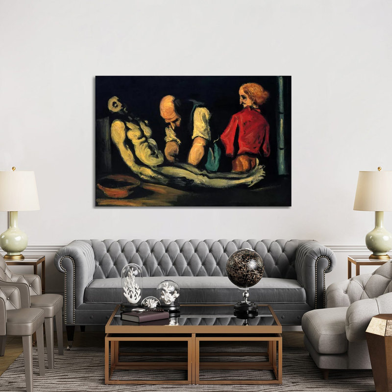 Preparation For The Funeral (The Autopsy) by Paul Cezanne - Wrapped Canvas Painting, 152.5 cm H x 101.5 cm W