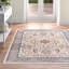 Robert Oriental Brick Red/Navy/Light Beige Indoor/Outdoor Use Area Rug-392546400