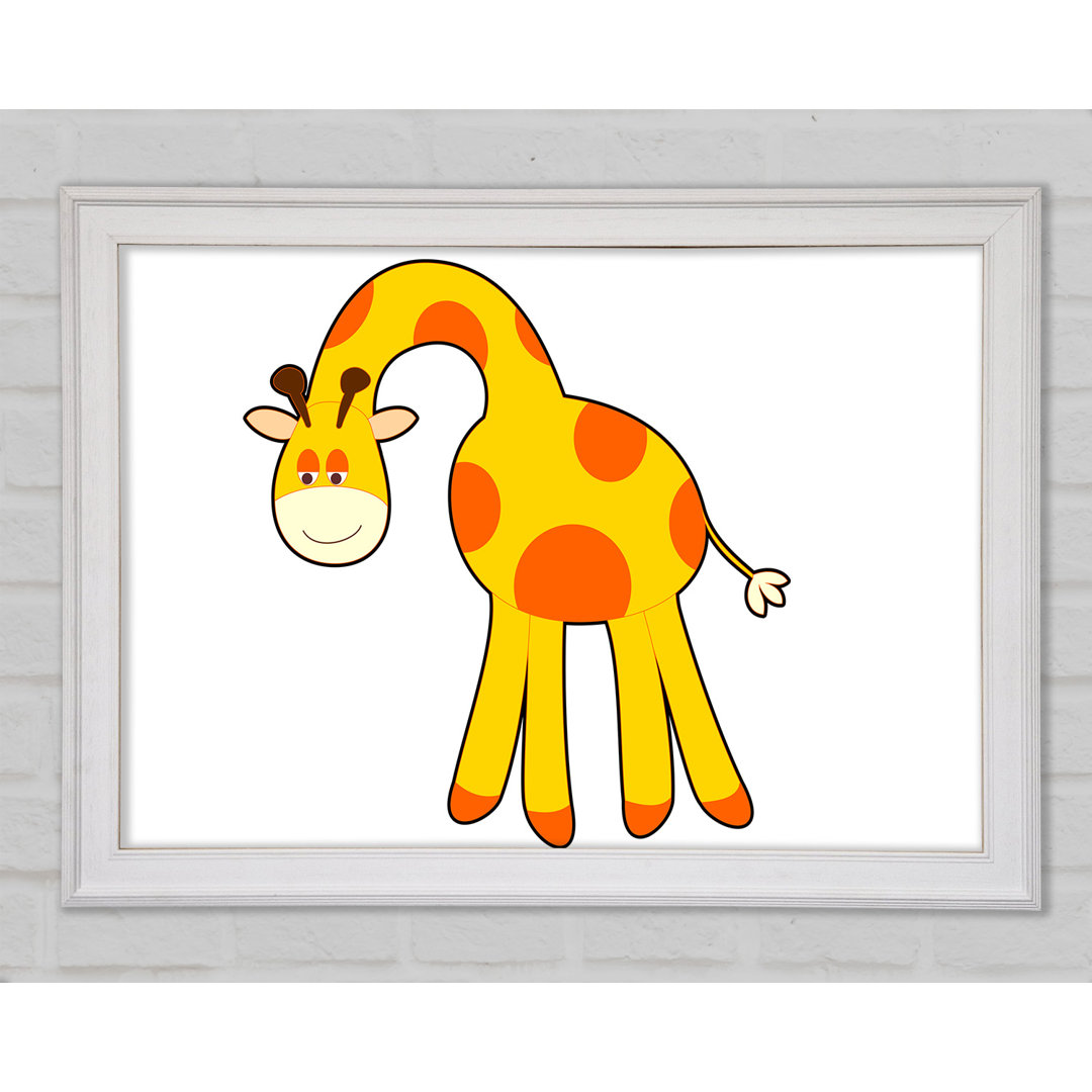 Lustige Giraffe - Druck