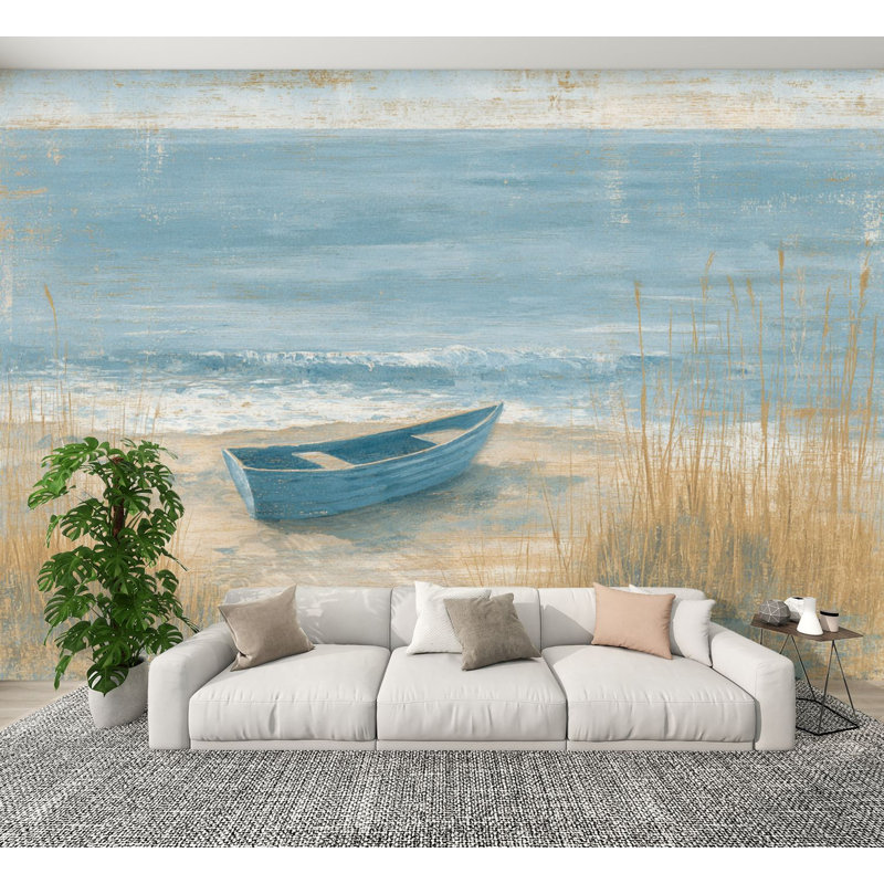 Papier peint auto-adhésif rustique Calm, L 144 po x l 100 po