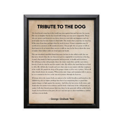 Tribute to the Dog