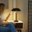 Bouler BLACK UMBRELLA SHAPED TABLE LAMP