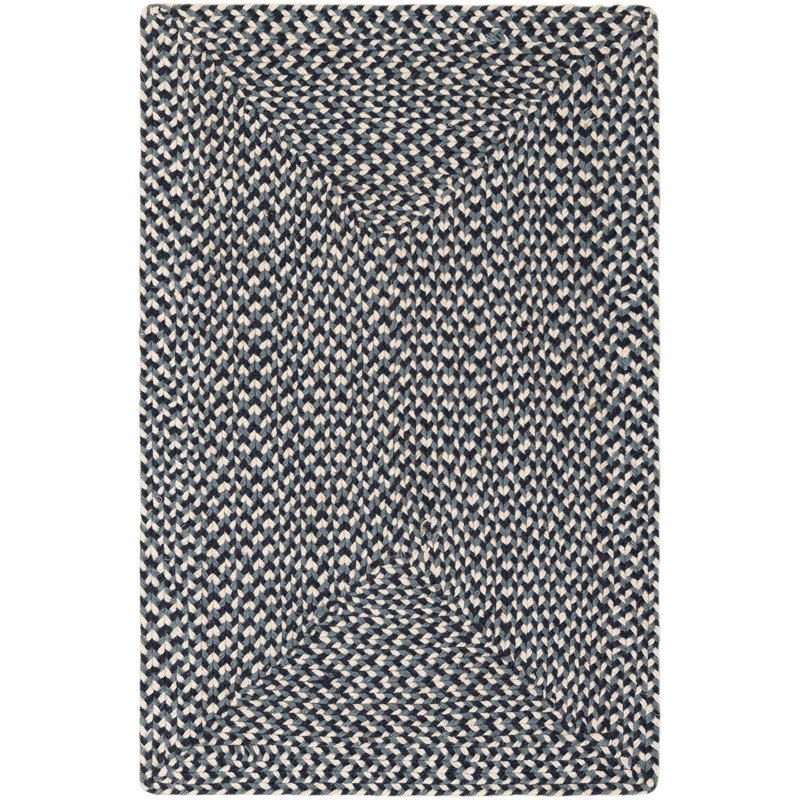 Tapis contemporain bleu Aideen, Rectangle 2 pi x 3 pi 1 po