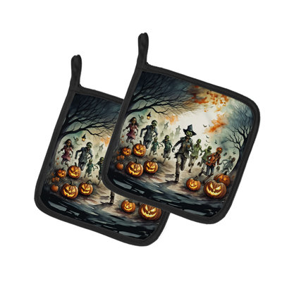 Paire de poignées Zombies Spooky Halloween