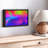 Abstract Rainbow Screen Canvas Print-102860236