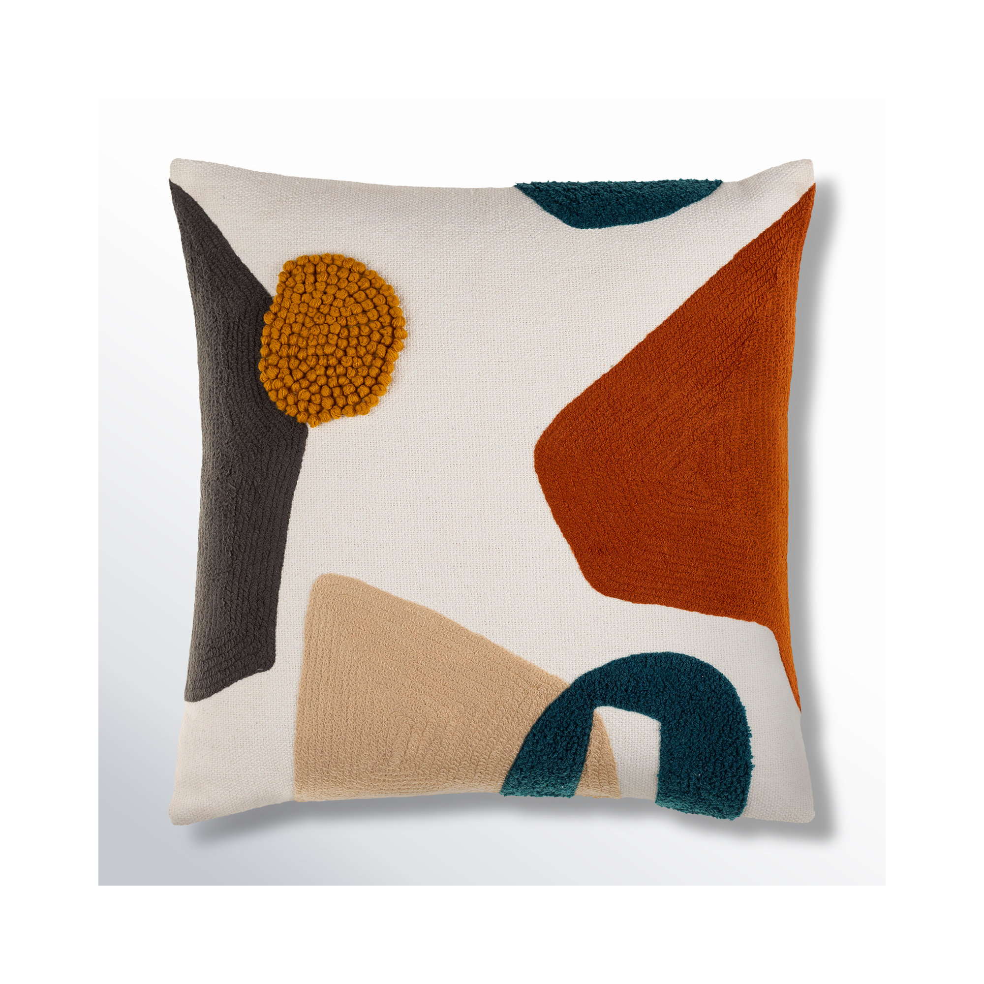 Fulbourn Embroidered Cotton Throw Pillow, Pillow Cover Only - No Insert