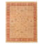 Tapis brun clair unique de 7 pi 10 po x 9 pi 9 po