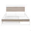 Structure de lit plateforme grand en métal avec lit gigogne, ports USB et support à lattes, aucun sommier nécessaire-2030008107