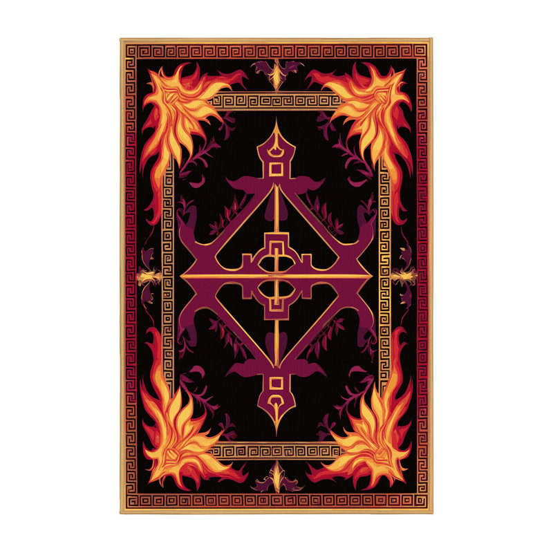 Ornamented Bloom Rug, Rectangle 2' x 3'