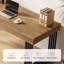 Bureau d'ordinateur 78,74 po en bois avec structure en métal