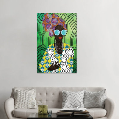 «Modern Turban Woman IV» par Nikki Chu - reproduction