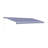 ALEKO Motorized Retractable Outdoor Awning with White Frame-31775368-111027055