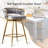 Swivel Upholstered Counter Stool-1728310373