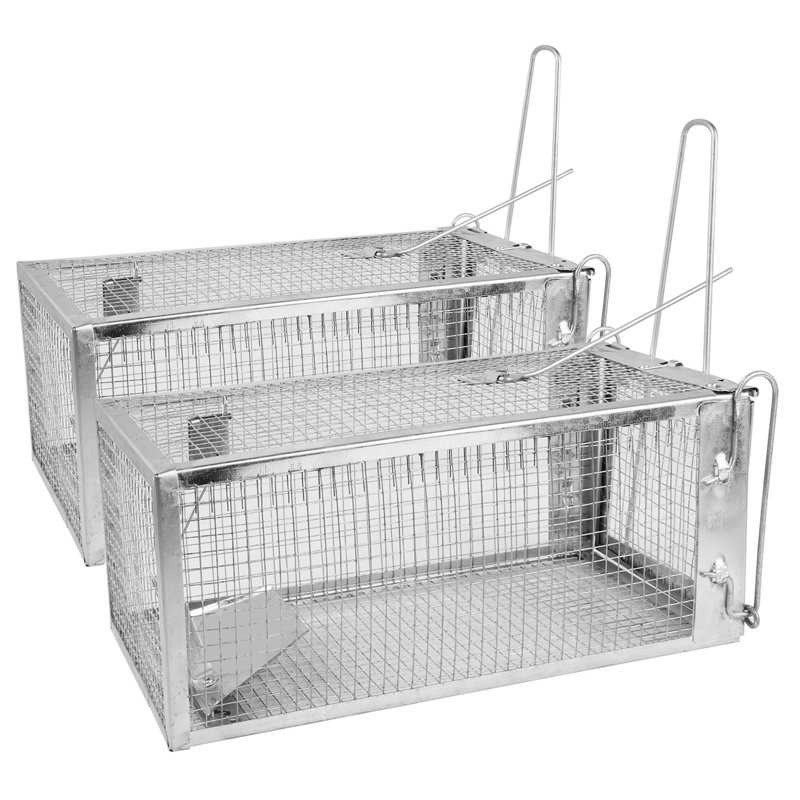 10.75x5.43x4.41in Humane Live Mouse Trap Cage with Sensitive Trigger