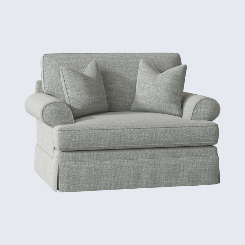 Brookner Upholstered Armchair, Conversation Capri Basketweave