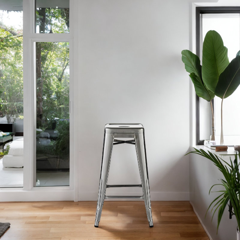 Tabouret de comptoir 26 po Darwen, Gris