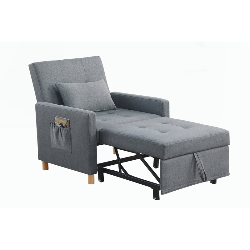Canapé-lit convertible, Gris foncé