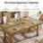 63" Rectangular Dining Table, Farmhouse Wooden Kitchen Table