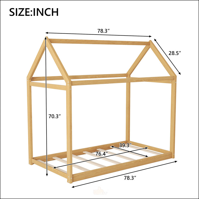 Twin Size  House Bed