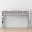 Glam Faux Crystal Bundle 120cm Mirrored Console Table and 45cm Round Crystal Wall Mirror Entryway Decor Set