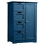 Armoire de rangement bleue avec 4 tiroirs et 1 porte-1093486850
