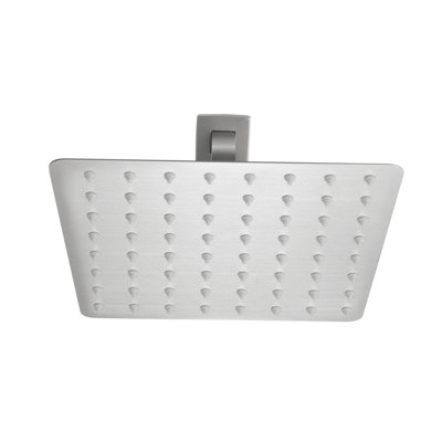 Stylish 304 Stainless Steel Rain Shower Head With Self Nozzles - 8" Square, 1.8Lb, Waterfall Showerhead 7.86 In. X 9.85 In., 1.82 Lb,
