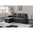 Upholstered Pull Out Sectional Sofa With Chaise-266153250