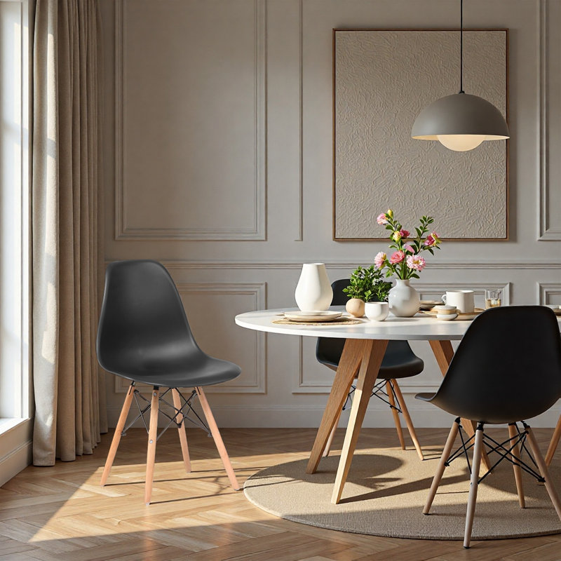 Chaise d'appoint Blagg, Noir