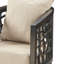 Chaise d'appoint Mid-Century Comfort Polyester