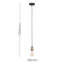 Harmon 1 - Light Satin Black Bulb Pendant