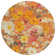 Machine Washable Indoor/Outdoor Claudian ACN1510 Orange Rug