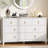 54" Wide Fluted 7-Drawer Modern Wooden Dresser-2047196902