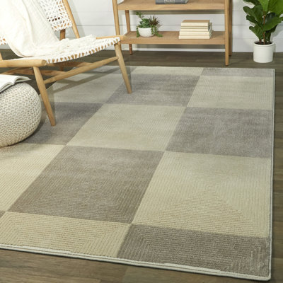 Tapis taupe / gris Shaunie