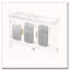 Armoire de rangement de porte-1443761240
