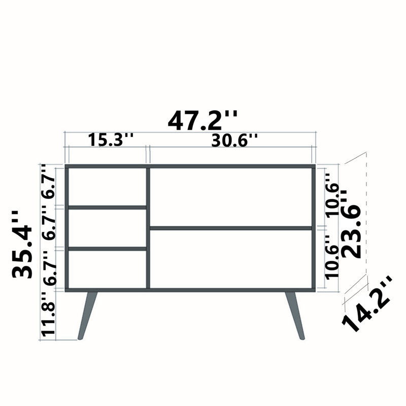 Clementie 47" Console Table