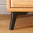 Solid  Rubber Wood Console Cabinet